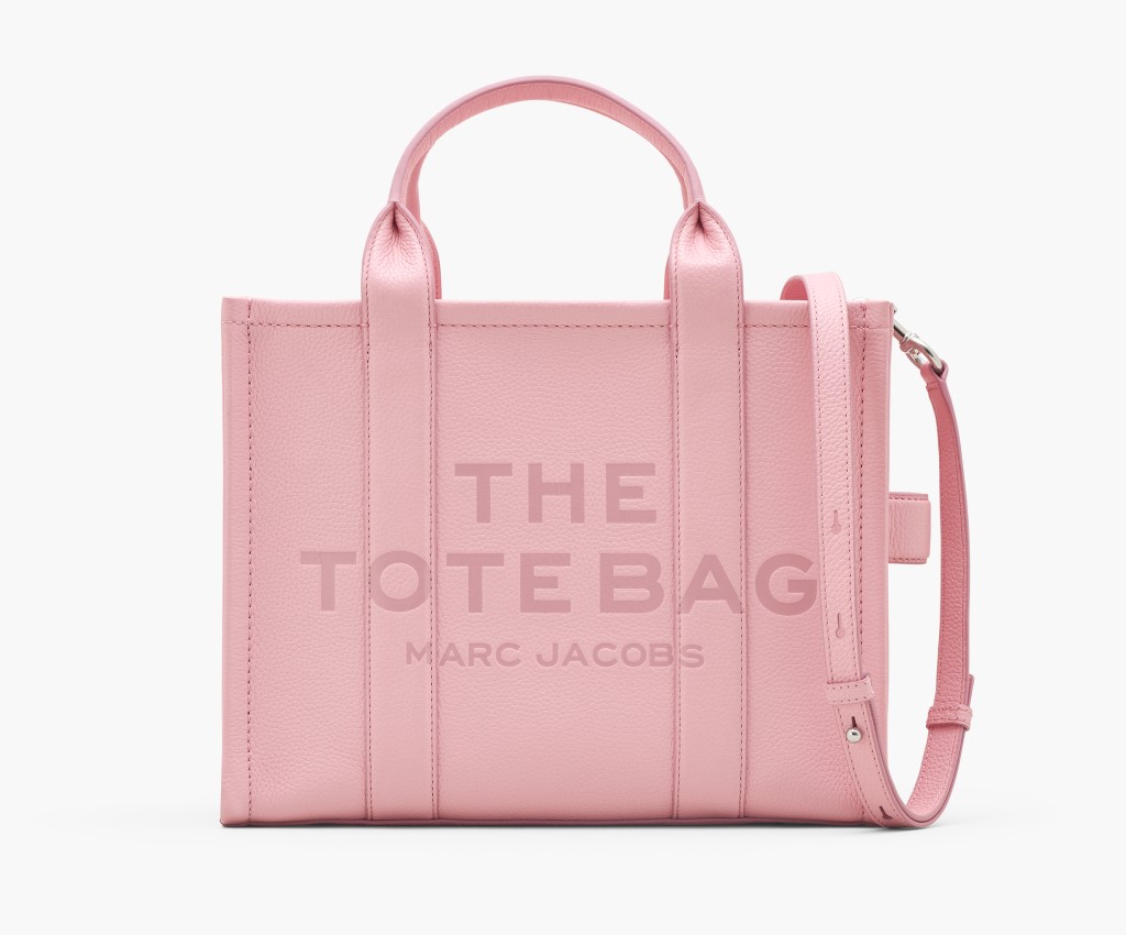 The Leather Medium Tote Bag (Ribbon Pink)